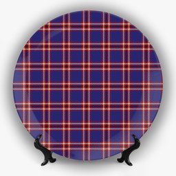 ScotsTee Shop Scottish Laing of Archiestown Ceramic Tartan Plate