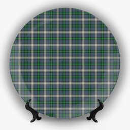 ScotsTee Shop Scottish MacDowall Ceramic Tartan Plate