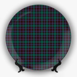 ScotsTee Shop Scottish Hunter of Peebleshire Modern Ceramic Tartan Plate