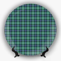 ScotsTee Shop Scottish MacDonald of the Isles Hunting Ancient Ceramic Tartan Plate