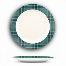 ScotsTee Shop Scottish MacDonald of the Isles Hunting Ancient Ceramic Tartan Plate