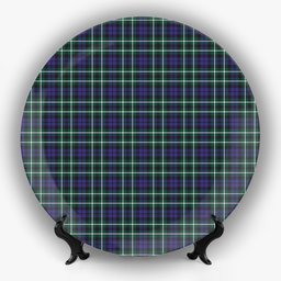 ScotsTee Shop Scottish Graham of Montrose Modern Ceramic Tartan Plate