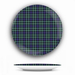 ScotsTee Shop Scottish Graham of Montrose Modern Ceramic Tartan Plate