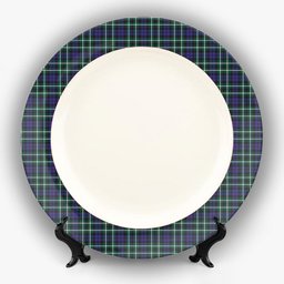 ScotsTee Shop Scottish Graham of Montrose Modern Ceramic Tartan Plate