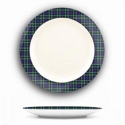 ScotsTee Shop Scottish Graham of Montrose Modern Ceramic Tartan Plate
