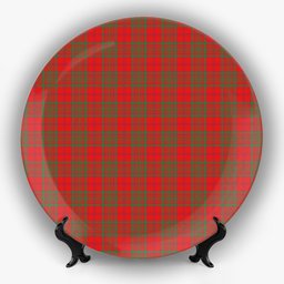 ScotsTee Shop Scottish MacAlister of Glenbarr Modern Ceramic Tartan Plate