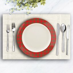ScotsTee Shop Scottish MacAlister of Glenbarr Modern Ceramic Tartan Plate
