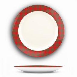 ScotsTee Shop Scottish MacAlister of Glenbarr Modern Ceramic Tartan Plate