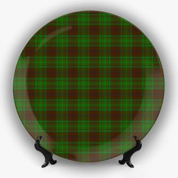 ScotsTee Shop Scottish MacAlister of Glenbarr Hunting Ceramic Tartan Plate