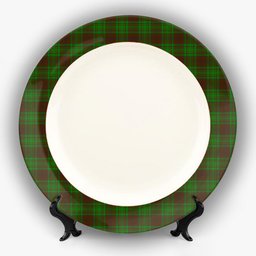 ScotsTee Shop Scottish MacAlister of Glenbarr Hunting Ceramic Tartan Plate