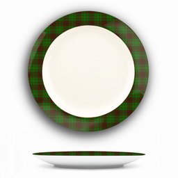 ScotsTee Shop Scottish MacAlister of Glenbarr Hunting Ceramic Tartan Plate