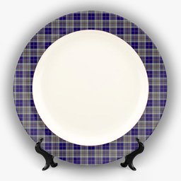 ScotsTee Shop Scottish Hanna of Stirlingshire Ceramic Tartan Plate