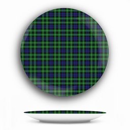 ScotsTee Shop Scottish Graham of Montrose 2 Ceramic Tartan Plate
