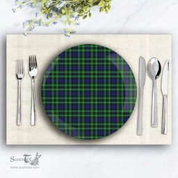 ScotsTee Shop Scottish Graham of Montrose 2 Ceramic Tartan Plate