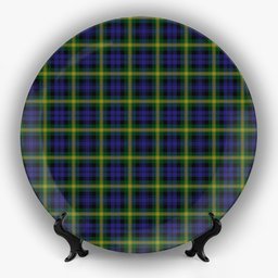 ScotsTee Shop Scottish Gordon of Esslemont Ceramic Tartan Plate