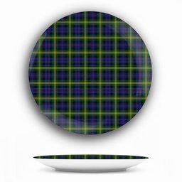 ScotsTee Shop Scottish Gordon of Esslemont Ceramic Tartan Plate