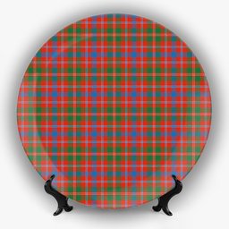 ScotsTee Shop Scottish MacDonald of Glenaladale Ancient Ceramic Tartan Plate