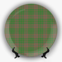 ScotsTee Shop Scottish MacAlister of Glenbarr Hunting Ancient Ceramic Tartan Plate