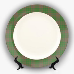 ScotsTee Shop Scottish MacAlister of Glenbarr Hunting Ancient Ceramic Tartan Plate