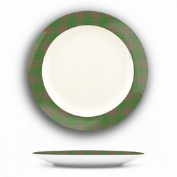 ScotsTee Shop Scottish MacAlister of Glenbarr Hunting Ancient Ceramic Tartan Plate