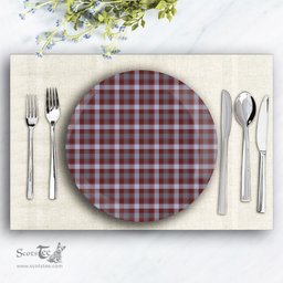 ScotsTee Shop Scottish Jardine of Castlemilk Modern Ceramic Tartan Plate