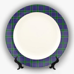 ScotsTee Shop Scottish MacDonald Lord of the Isles Hunting 2 Ceramic Tartan Plate