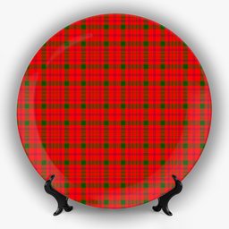 ScotsTee Shop Scottish MacDonnell of Keppoch Modern SC Ceramic Tartan Plate