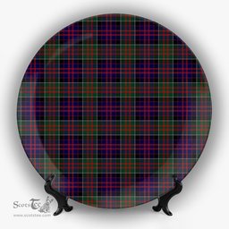 ScotsTee Shop Scottish MacDonald of Clan Ranald Ceramic Tartan Plate