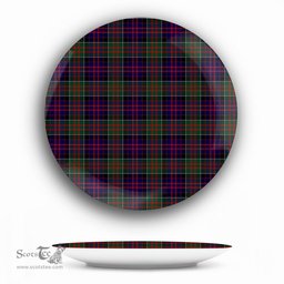 ScotsTee Shop Scottish MacDonald of Clan Ranald Ceramic Tartan Plate