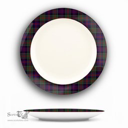 ScotsTee Shop Scottish MacDonald of Clan Ranald Ceramic Tartan Plate
