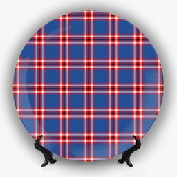 ScotsTee Shop Scottish Laing of Archiestown Modern Ceramic Tartan Plate