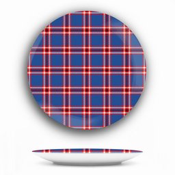 ScotsTee Shop Scottish Laing of Archiestown Modern Ceramic Tartan Plate