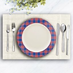 ScotsTee Shop Scottish Laing of Archiestown Modern Ceramic Tartan Plate