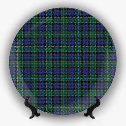 ScotsTee Shop Scottish Hogarth of Firhill 2 Ceramic Tartan Plate