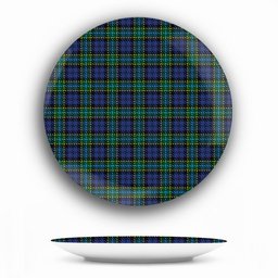 ScotsTee Shop Scottish Hogarth of Firhill 2 Ceramic Tartan Plate