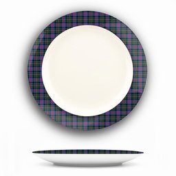 ScotsTee Shop Scottish MacCallum of Berwick Modern Ceramic Tartan Plate