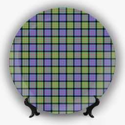 ScotsTee Shop Scottish MacDonald Ancient Ceramic Tartan Plate