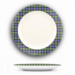 ScotsTee Shop Scottish MacDonald Ancient Ceramic Tartan Plate