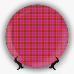ScotsTee Shop Scottish Lumsden of Clova Modern Ceramic Tartan Plate