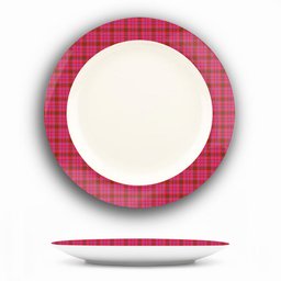 ScotsTee Shop Scottish Lumsden of Clova Modern Ceramic Tartan Plate