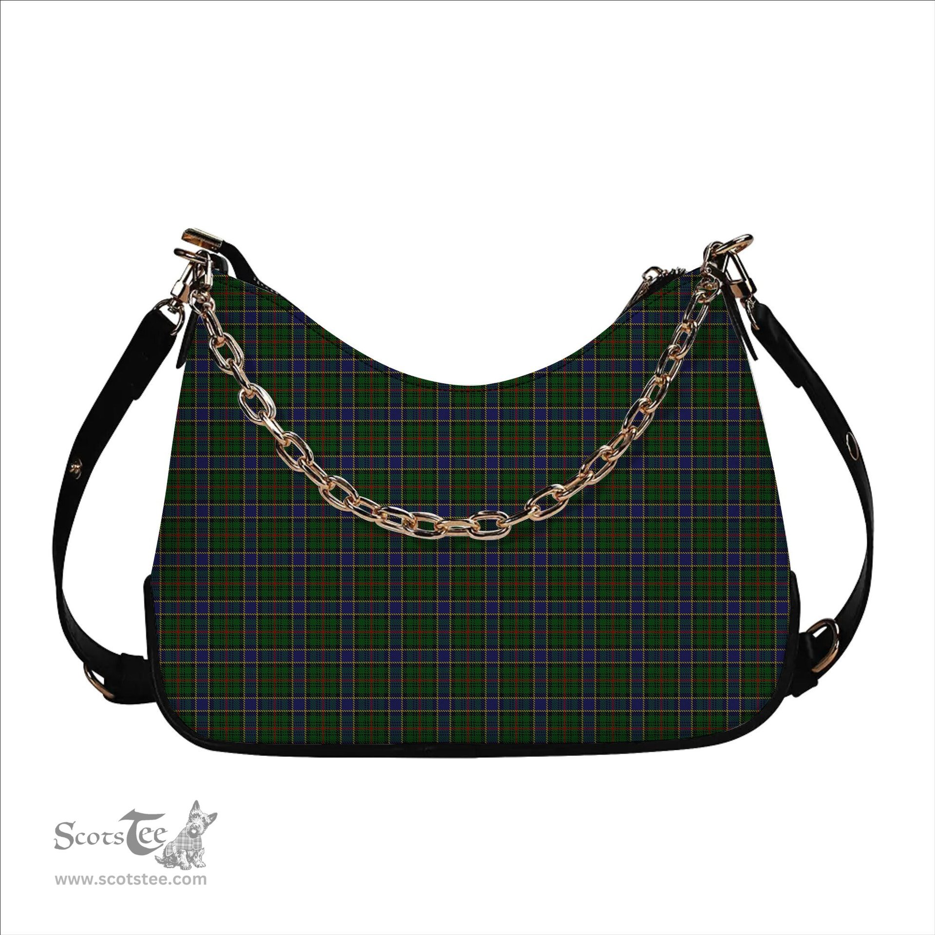 ScotsTee Shop Scottish Ogilvie of Inverarity Wilsons_ Tartan Handbag Women's Shoulder Bag With Chain