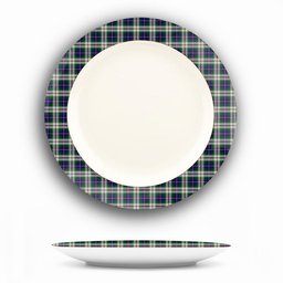 ScotsTee Shop Scottish MacLeod Of Californian Ceramic Tartan Plate