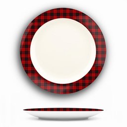 ScotsTee Shop Scottish MacLeod of Raasay Highland Ceramic Tartan Plate