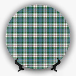 ScotsTee Shop Scottish MacLeod Of Californian Ancient Ceramic Tartan Plate