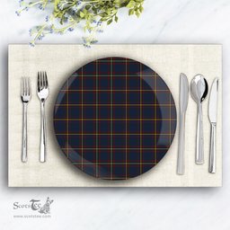 ScotsTee Shop Scottish MacLaine of Lochbuie Hunting Ceramic Tartan Plate