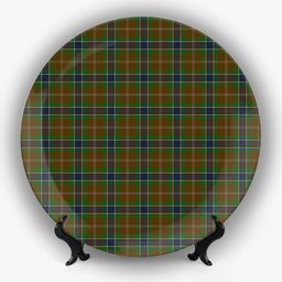 ScotsTee Shop Scottish MacLean of Kingairloch Ceramic Tartan Plate