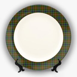 ScotsTee Shop Scottish MacLean of Kingairloch Ceramic Tartan Plate