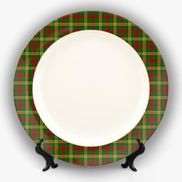 ScotsTee Shop Scottish MacMillan Society of Glasgow Ceramic Tartan Plate