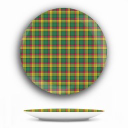 ScotsTee Shop Scottish MacMillan Old Ancient Ceramic Tartan Plate