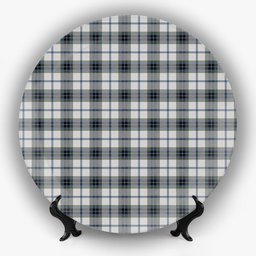 ScotsTee Shop Scottish MacTavish of Dunardry Dress Ceramic Tartan Plate